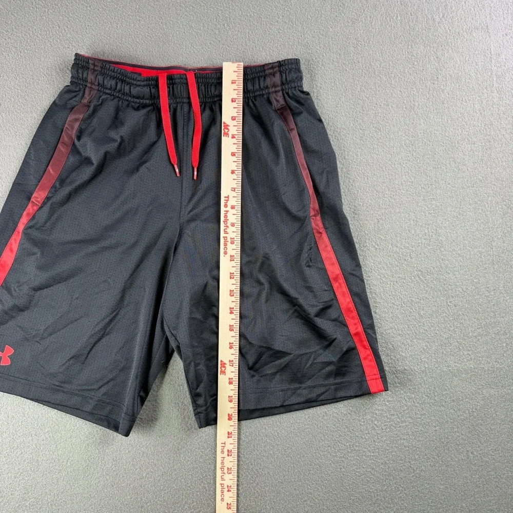Under Armour‎ Shorts Women S Athletic Gym Shiny Glanz Training Black Drawstring